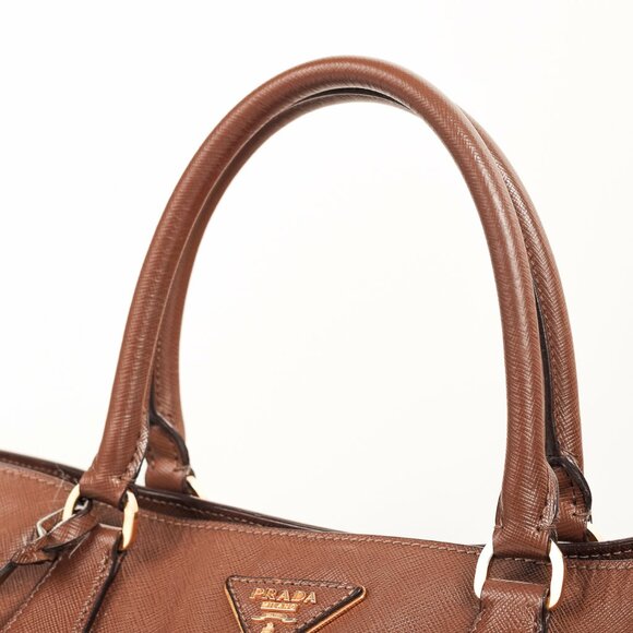 Prada Galleria Medium Brown Saffiano Leather Tote - Picture 9 of 15